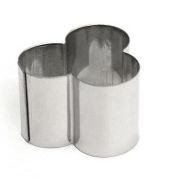 Форма для выпечки РОМАШКА 80*25 мм, 4 лепестка