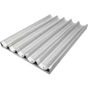Противень на раме перфорированный 600*400 мм, из алюминия,5 волн длина хлеба 600мм