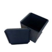 Форма д/выпечки хлеба «Квадратная »  100*100/h100 мм черная сталь+тефлон  с крышкой