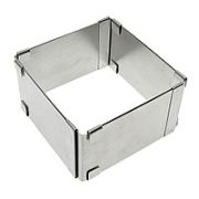 Раздвижная форма ПРЯМОУГОЛЬНИК от 160 до 300 мм,высота 50мм