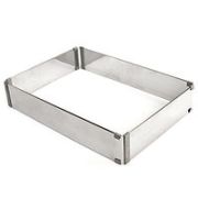 Раздвижная форма ПРЯМОУГОЛЬНИК от 300 до 580 мм,высота 70мм