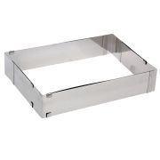 Раздвижная форма ПРЯМОУГОЛЬНИК от 300 до 580 мм,высота 80мм