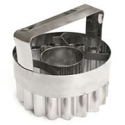 Высечка для песочного кольца 120*50 мм гофрированная с ручкой