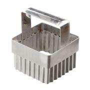 Высечка кондитерская КВАДРАТ 80 мм с ручкой